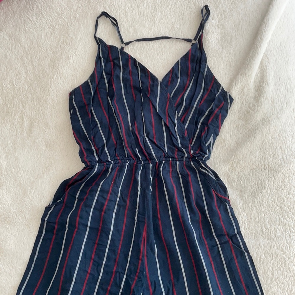 Navy blue jumpsuit